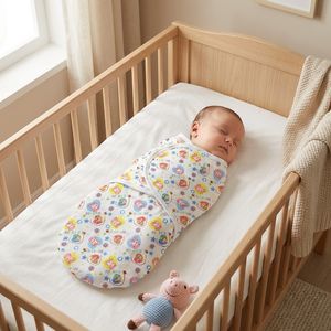 قنداق چسبی نوزاد کولاکو مدل سوادلمی طرح پپا پیگ
