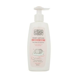 لوسیون بدن نوزاد مامابیبی کد shea butter حجم 200 میلی لیتر