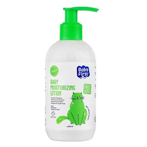 لوسیون مرطوب کننده کودک بیبی فرست مدل biolin حجم 250 میلی لیتر