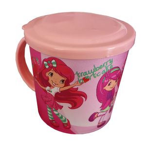 لیوان کودک طرح دختر توت فرنگی کد straw girl 20
