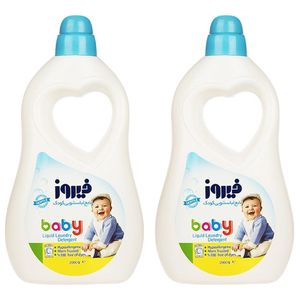 مایع لباسشویی کودک فیروز مدل baby مقدار 2000 گرم بسته 2 عددی