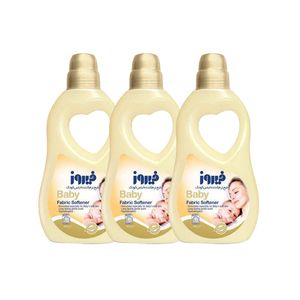 مایع نرم کننده لباس کودک فیروز کد 02 حجم 950 گرم مجموعه 3 عددی