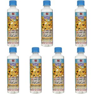 مایع پاک کننده لباس کودک بمو مدل fan4 حجم 250 میلی لیتر بسته 7 عددی