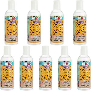 مایع پاک کننده لباس کودک بمو مدل fan4 حجم 250 میلی لیتر بسته 9 عددی