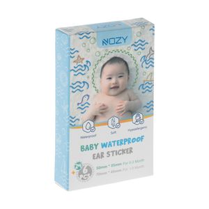 محافظ گوش حمام نوزاد نوزی مدل tiny sheild بسته 30 عددی