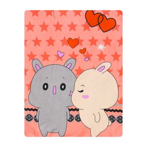 ملحفه میکرو کودک آدنو مدل lovely کد mc09 سایز 100x150 سانتی متر