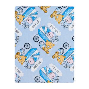 ملحفه کودک آدنو مدل baby کد ch163 سایز 100x150 سانتی متر