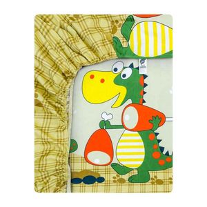 ملحفه کودک آدنو مدل dinosaur کد mc01 سایز 70x135 سانتی متر