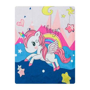 ملحفه کودک آدنو مدل pony کد mc02 سایز 100x150 سانتی متر