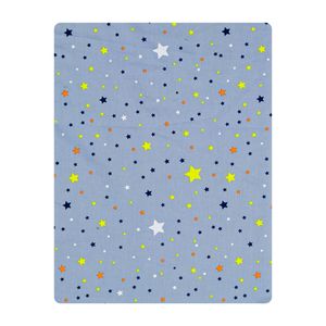 ملحفه کودک آدنو مدل stars کد fi64 سایز 100x150 سانتی متر