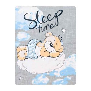 ملحفه کودک آدنو مدل teddy کد mc03 سایز 100x150 سانتی متر