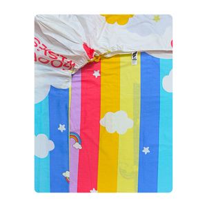 ملحفه کودک آدنو مدل رنگین کمان کد fi81 سایز 70x135 سانتی‌متر