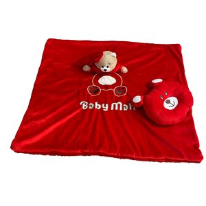 پتو کودک طرح خرس سایز 100x90 سانتی متر
