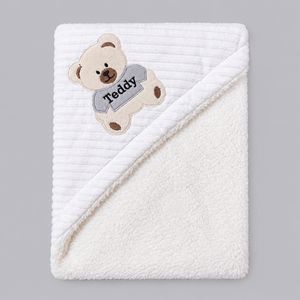 پتو کودک و نوزاد مدل teddy سایز 80×80 سانتی‌متر