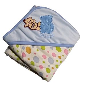 پتوی نوزادی چیکو مدل little bear2 کد 2020 سایز 78×78 سانتی متر