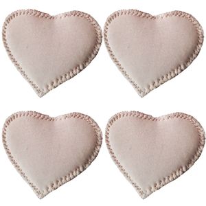 پد سینه (شیردهی) قابل شستشو مدل haiaho heart بسته 4 عددی