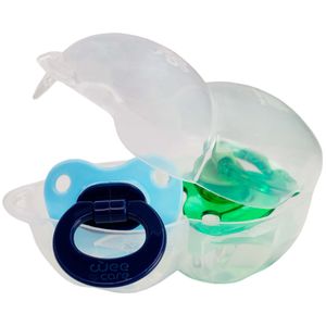 پستانک ارتودنسی وی کر مدل قابدار خود استریل microwave کد p140 بسته 2 عددی