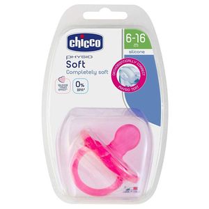 پستانک ارتودنسی چیکو مدل silicone physio soft soother 6 16m