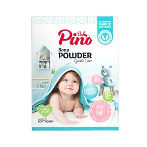 پودر صابون نوزاد پینو بیبی مخصوص ماشین لباسشویی   وزن 400گرم