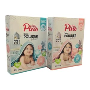 پودر لباسشویی به همراه پودر دستی پینو بیبی مدل set وزن 800 گرم مجموعه 2 عددی