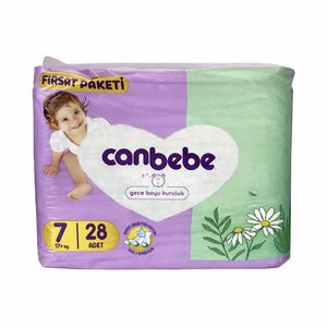 پوشک بچه جان به به مدل firsat paketi سایز 7 بسته 28 عددی
