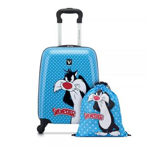 چمدان بچگانه رونکاتو مدل looney tunes dlx کد 441013 به همراه کاور کفش
