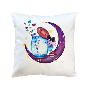 کاور کوسن کودک مدل پروانه دخت سایز 40x40 سانتی متر کد na w pd 4040