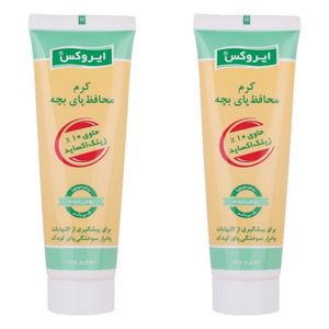 کرم محافظ پای کودک ایروکس مدل nappy حجم 50 میلی لیتر بسته 2 عددی