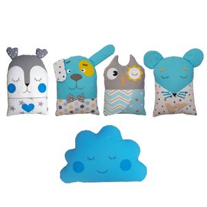 کوسن محافظ تخت نوزاد مدل animal01 مجموعه 5 عددی