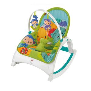 گهواره نوزاد فیشر پرایس مدل rainforest friends newborn to toddler portable rocker کد dmr87