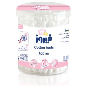 گوش پاک کن کودک فیروز مدل a01 بسته 100 عددی