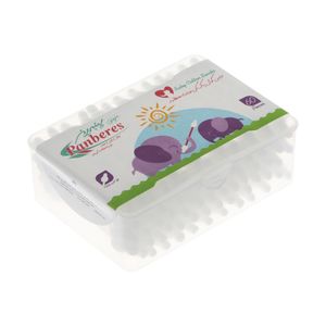 گوش پاک کن کودک پنبه ریز کد 02 بسته 60 عددی