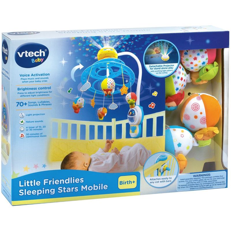 آویز تخت وی تک مدل baby little friendlies sleeping stars mobile