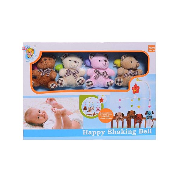 آویز تخت کودک مدل happy shaking bell new