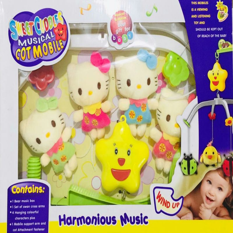 آویز تخت کودک مدل harmonious music