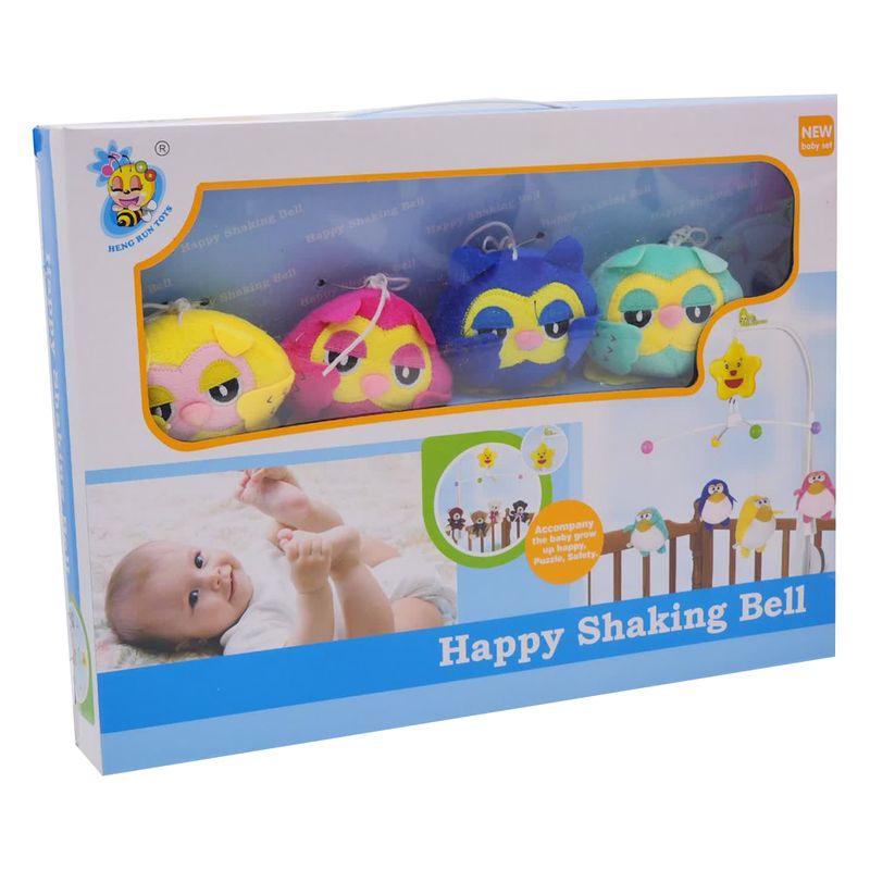 آویز تخت کودک مدل polishi happy shaking bell 243