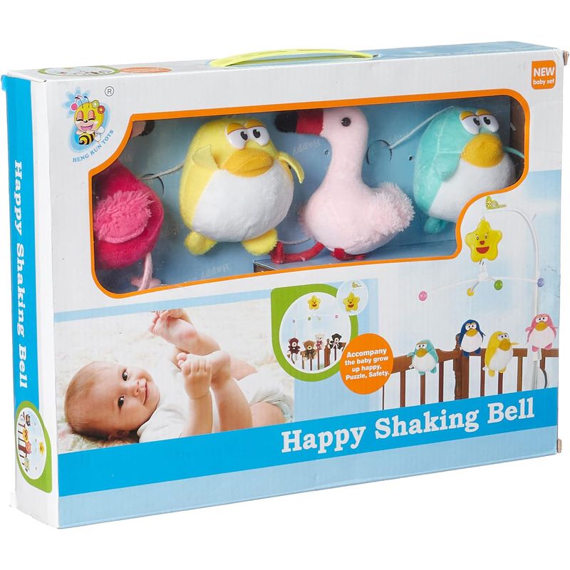 آویز تخت کودک مدل polishi happy shaking bell