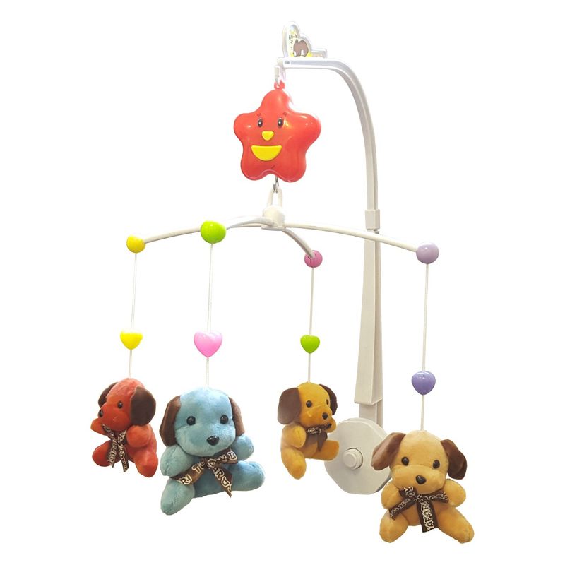 آویز تخت کودک پلیشی مدل happy shaking bell