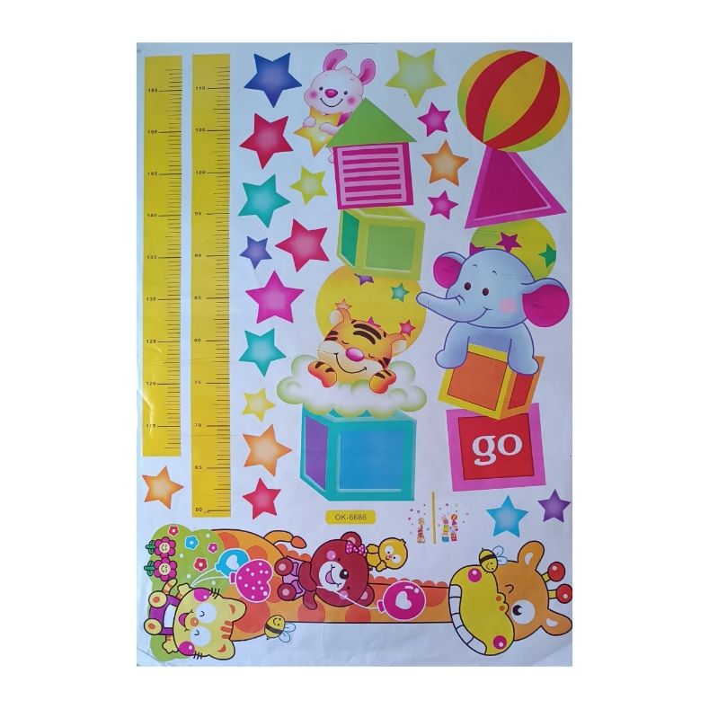 استیکر اندازه‌گیری کودک مدل ok 6686