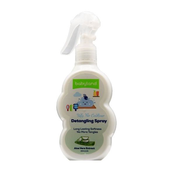 اسپری مو کودک بیبی لند مدل detangling spray حجم 200 میلی لیتر