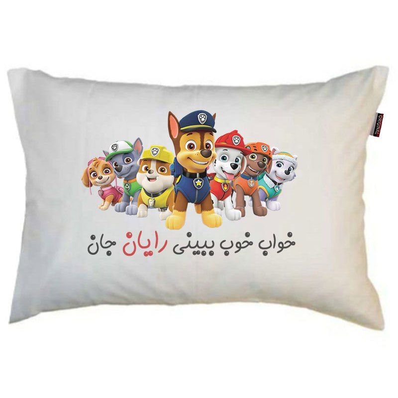 بالش کودک مدبرتر مدل پسرانه طرح اسم رایان کد 4
