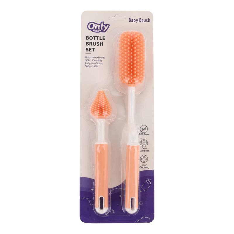 برس شیشه شوی اونلی بیبی طرح سیلیکونی مدل baby brush