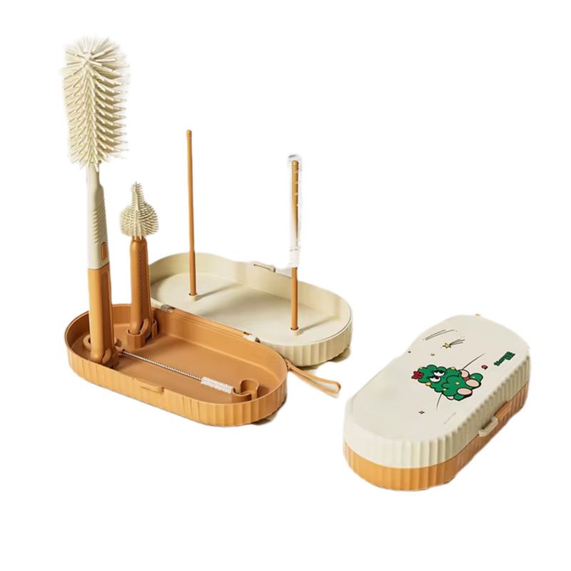 برس شیشه شوی طرح میکروب کد 600 مجموعه ۵ عددی