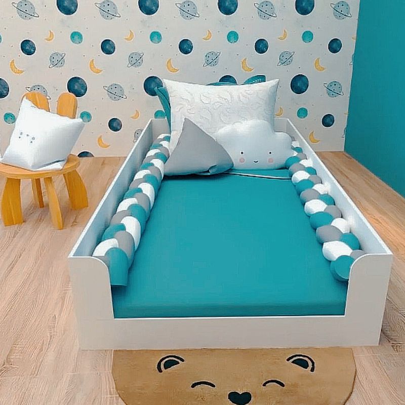 تخت خواب کودک یک نفره مدل k20 سایز 70×130 سانتی متر