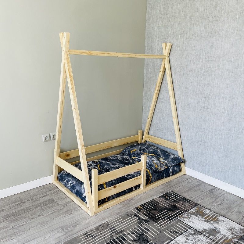 تختخواب کودک روستیک دکور مدل sd100 سایز 140x80 سانتی متر