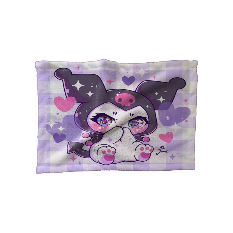 حوله کودک مدل کرومی کیوت کد kuromi tw55 سایز 30x40 سانتی متر