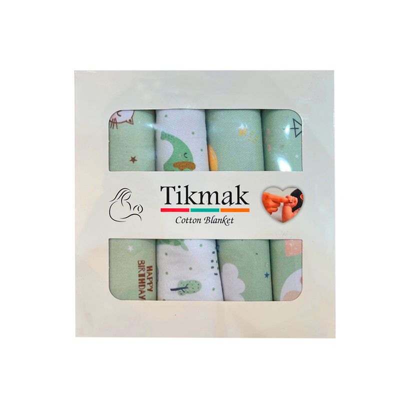 خشک‌کن نوزاد تیک مک مدل جعبه gr سایز 65x72 سانتی‌متر مجموعه 4 عددی