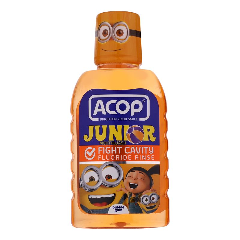 دهان شویه کودک اکوپ مدل junior anti cavity حجم 300 میلی لیتر