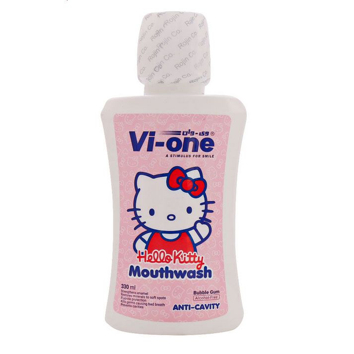 دهان شوییه کودک وی وان مدل hello kitty حجم 330 میلی لیتر