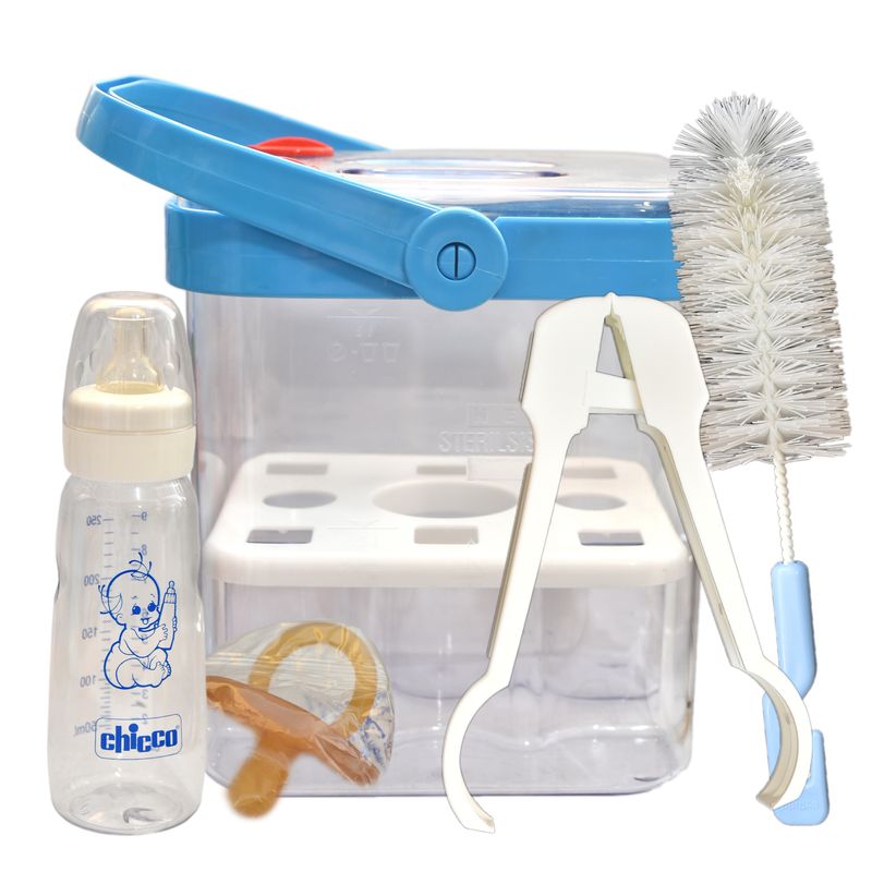ست 7 تکه ظرف استریل کننده شیشه شیر چیکو مدل c65212.0